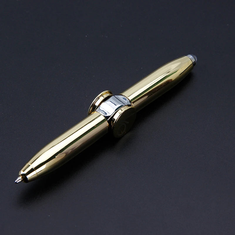 LED Light Spinning Pen Pen Multi-functional Pen Ball Point Pen Anti-Slip High Speed Rotary Toy Pen Learning to Resist Pressure