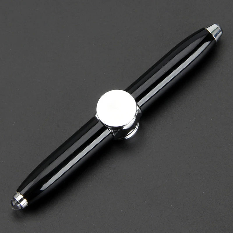 LED Light Spinning Pen Pen Multi-functional Pen Ball Point Pen Anti-Slip High Speed Rotary Toy Pen Learning to Resist Pressure