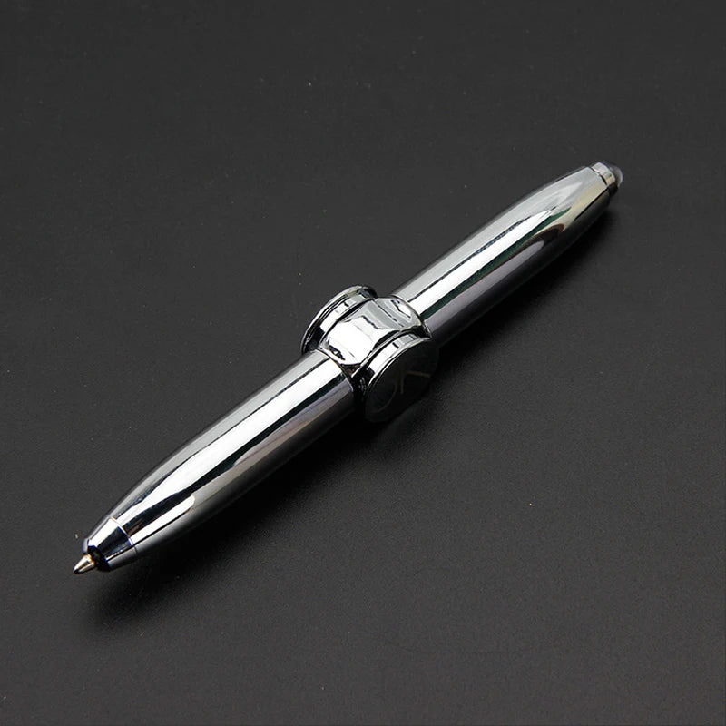 LED Light Spinning Pen Pen Multi-functional Pen Ball Point Pen Anti-Slip High Speed Rotary Toy Pen Learning to Resist Pressure