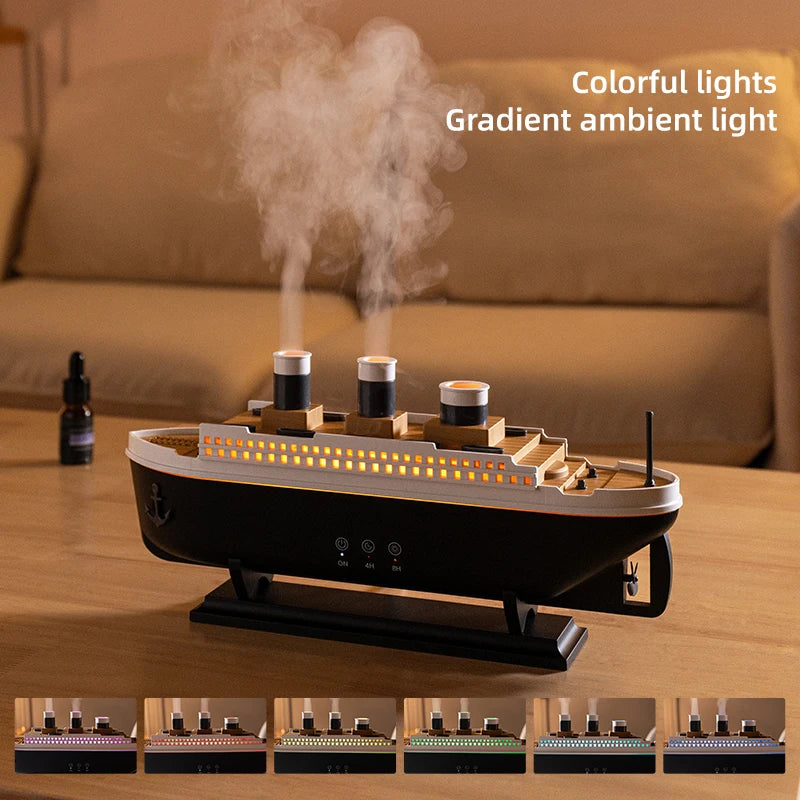 Titanic Ship Model Air Humidifier Diffuser