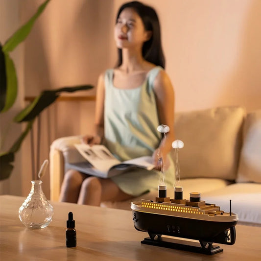 Titanic Ship Model Air Humidifier Diffuser