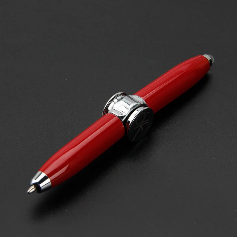 LED Light Spinning Pen Pen Multi-functional Pen Ball Point Pen Anti-Slip High Speed Rotary Toy Pen Learning to Resist Pressure