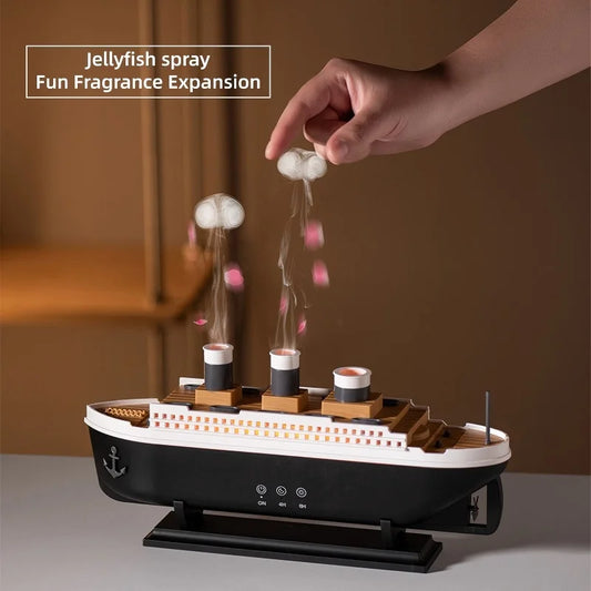 Titanic Ship Model Air Humidifier Diffuser
